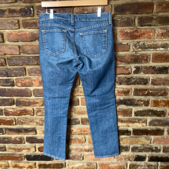 Old Navy Medium Wash Blue Denim The Diva Skinny Jeans Women's Size 8 Short - Picture 4 of 6